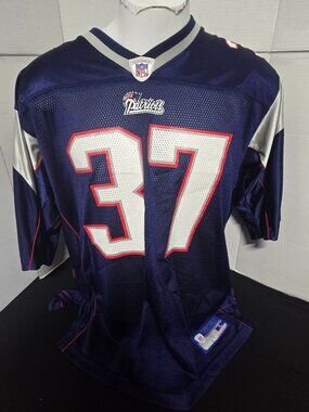 🏈 Reebok NFL New England Patriots Rodney Harrison #37 Jersey 🏈